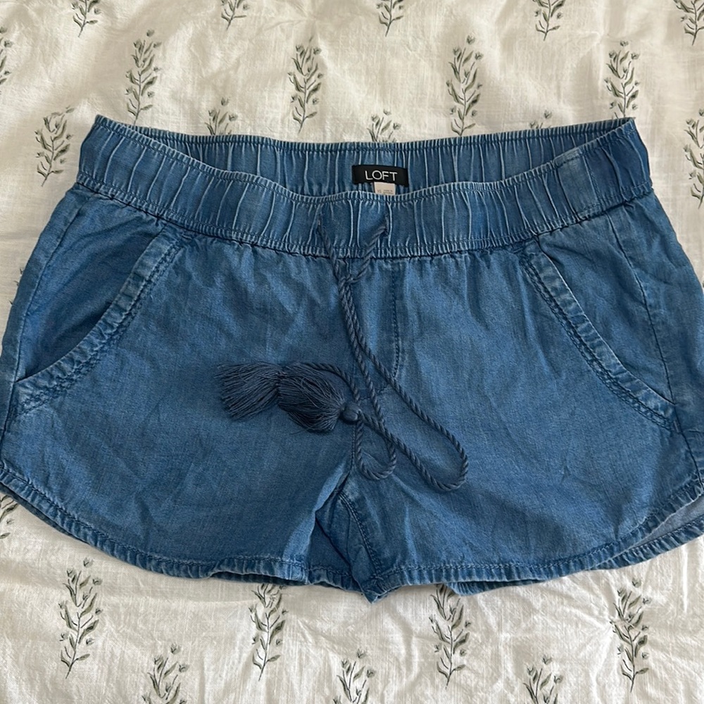 Loft chambray shorts
